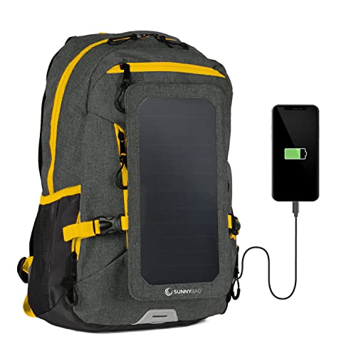 Sunnybag Mochila Solar Explorer+ | con Panel Solar de 6W para Cargar el teléfono móvil |Mochila 15L para Universidad, Trabajo, Ocio | Compartimento para portátil de 15''