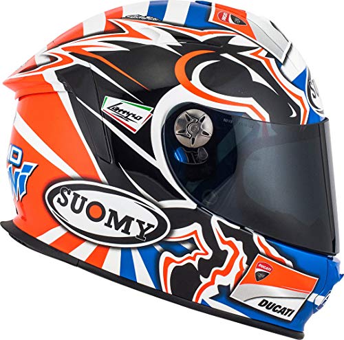 Suomy - Casco Sr-Sport Dovizioso GP, réplica Ducati, gráfica, S