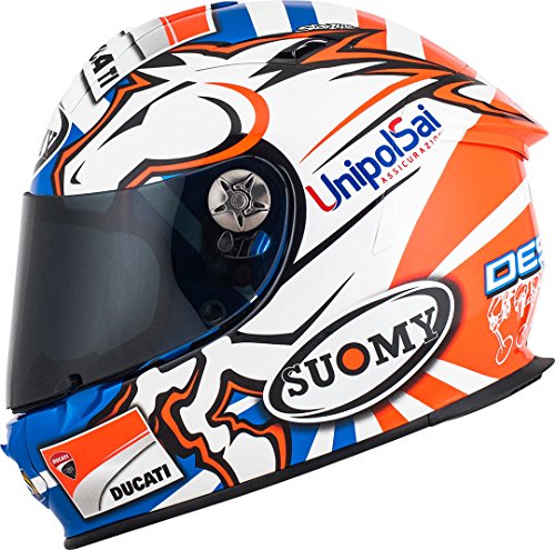 Suomy - Casco Sr-Sport Dovizioso GP, réplica Ducati, gráfica, S