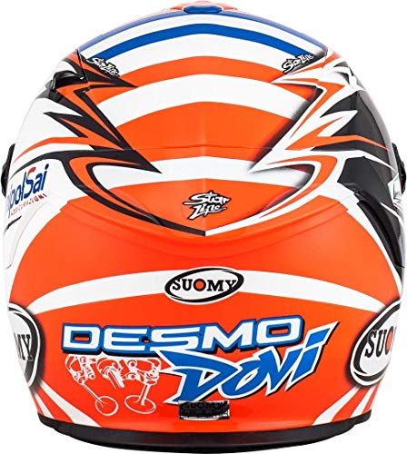 Suomy - Casco Sr-Sport Dovizioso GP, réplica Ducati, gráfica, S