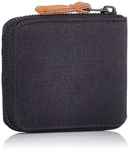 Superdry Cartera de Tela clásica con Cremallera, Travel Accessory Viaje para Hombre, Negro Vintage, Einheitsgröße