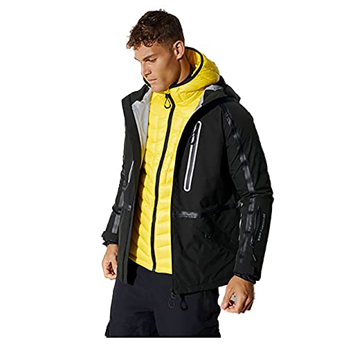 Superdry Chaqueta Expedition Shell, Negro, M para Hombre