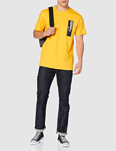 Superdry Cl Transit tee Camiseta, Vara de Oro, M para Hombre