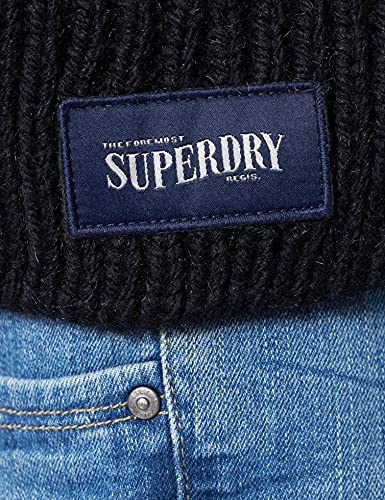 Superdry Classic Crew Sudadera, Navy Fairisle, S para Mujer