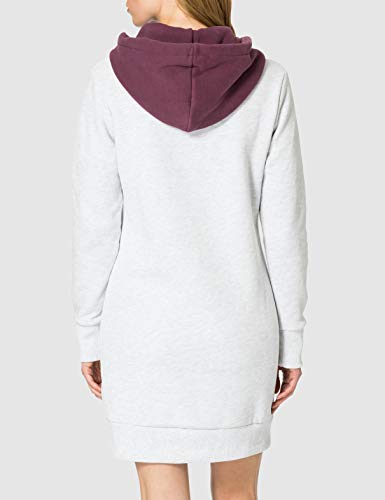 Superdry Collegiate Varsity Sweat Dress Vestido, Ice Marl, S para Mujer