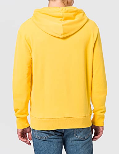 Superdry M2011736a CL Cali-Sudadera con Capucha, Springs Amarillo, Small para Hombre