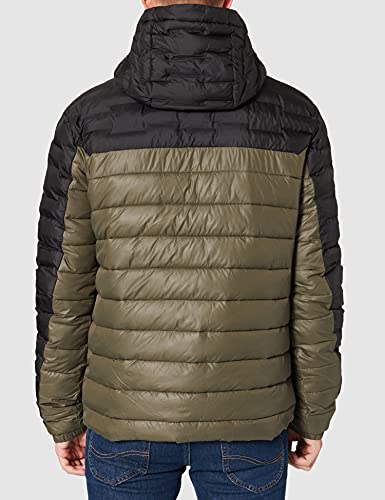 Superdry Radar Quilt Mix Padded Jacket Chaqueta, Verde Caqui, XXL para Hombre