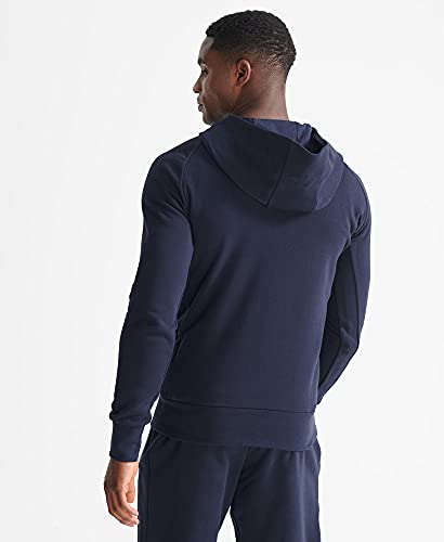 Superdry Sudadera con Capucha, Azul Marino, M para Hombre