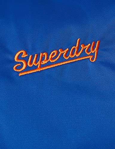 Superdry Varsity Bomber Chaqueta, Mazarine Blue, L para Hombre
