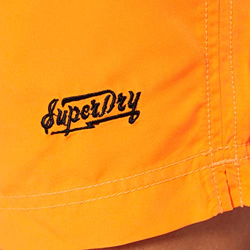 Superdry Venice Swim Short Pantalones Cortos para Tabla, Orange Chill, L para Hombre