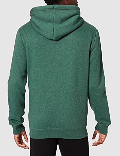 Superdry Vintage Logo Emb Ziphood BB Sudadera con Capucha, Heritage Pine Green, XL para Hombre