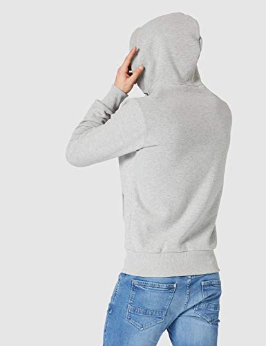 Superdry VL Chenille Hood Sudadera con Capucha, Grey Marl, S para Hombre