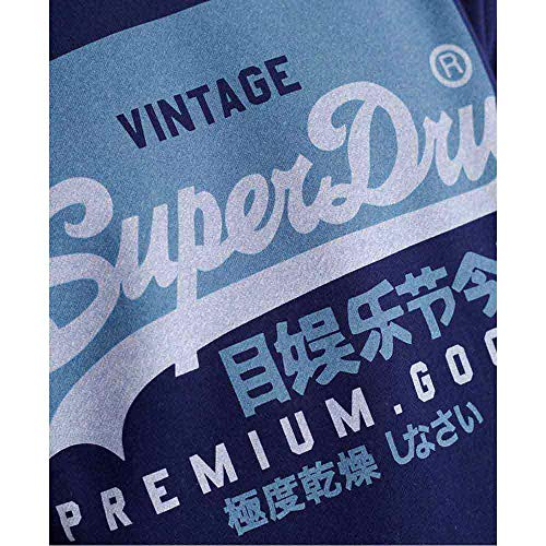 Superdry VL O Crew Sudadera, Azul (Rich Navy Adq), M para Hombre