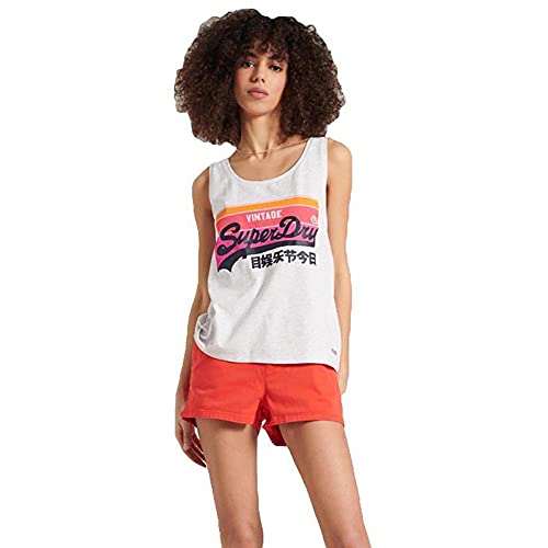 Superdry W6010934a Chaleco, Ice Marl, L para Mujer