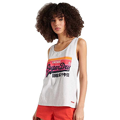 Superdry W6010934a Chaleco, Ice Marl, L para Mujer