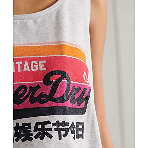 Superdry W6010934a Chaleco, Ice Marl, L para Mujer