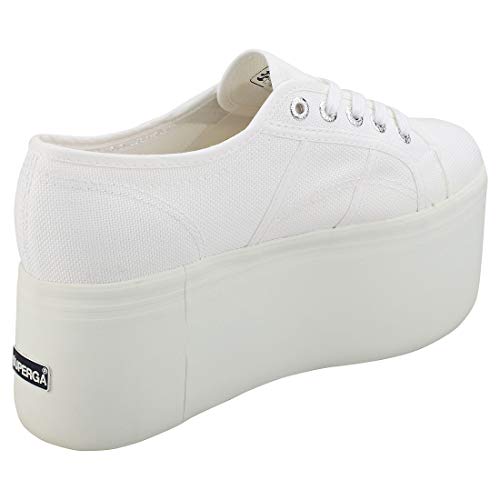 Superga 2802-cotw, Zapatillas de Gimnasia Mujer, Blanco (White 901), 37.5 EU