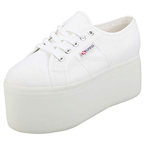 Superga 2802-cotw, Zapatillas de Gimnasia Mujer, Blanco (White 901), 37.5 EU