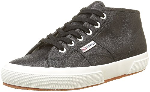 Superga2754 Lamew - Zapatillas de Deporte Mujer , Negro (Noir (Noir 999)), talla 38