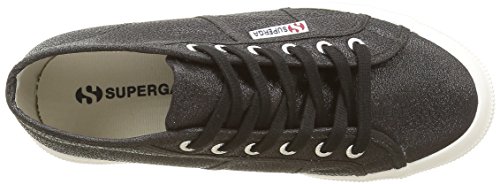 Superga2754 Lamew - Zapatillas de Deporte Mujer , Negro (Noir (Noir 999)), talla 38