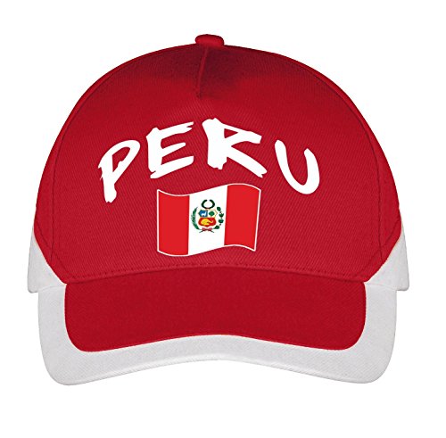 Supportershop Perú Gorra Fútbol, Rojo, F, Única Fabricante: Talla One