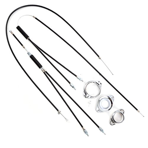 SurePromise One Stop Solution for Sourcing Kit de Funcionamiento del Sistema de Líneas de Frenos Giroscopio Gyro Cables Hilo Rotor para Bici Bicicleta de Montaño Ciclismo BMX Color Negro