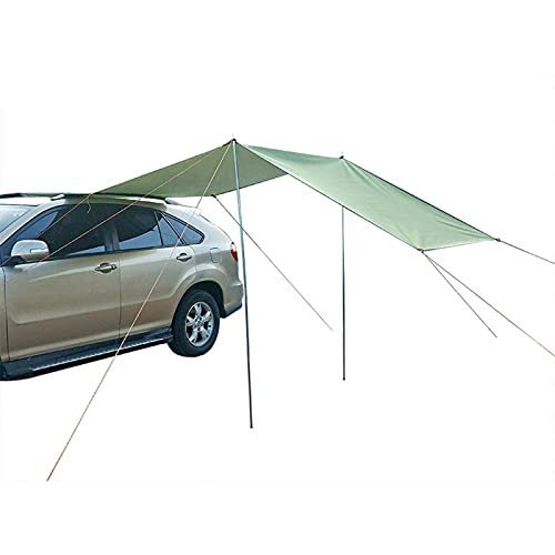 SUYUDD Toldo para Coche, Toldo para Sombrilla, Tienda De Campaña Impermeable para Caravana, Toldo para Remolque, Toldo para Puerta Trasera Adaptable, Techo De Tienda para Remolque