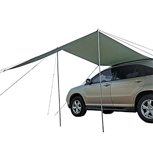 SUYUDD Toldo para Coche, Toldo para Sombrilla, Tienda De Campaña Impermeable para Caravana, Toldo para Remolque, Toldo para Puerta Trasera Adaptable, Techo De Tienda para Remolque