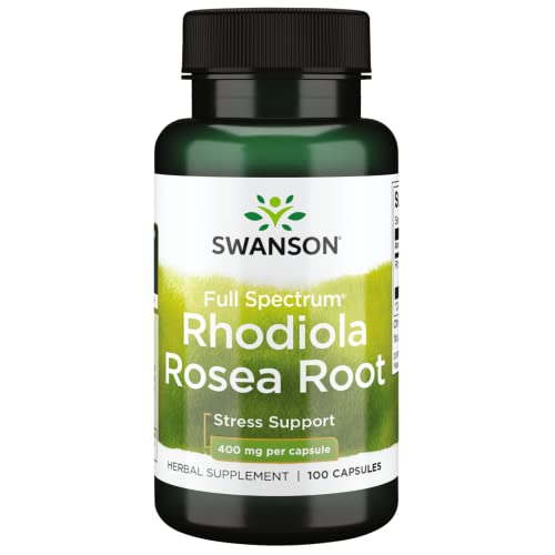 Swanson Premium Rhodiola Rosea Root 100 Cápsulas 100 g