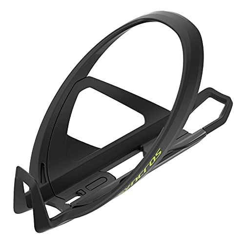 Syncros Cache Cage 2.0 - Portabidones para bicicleta, color negro y amarillo