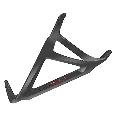 Syncros Tailor Cage 1.0 - Portabidón Derecho para Bicicleta, Color Negro y Rojo