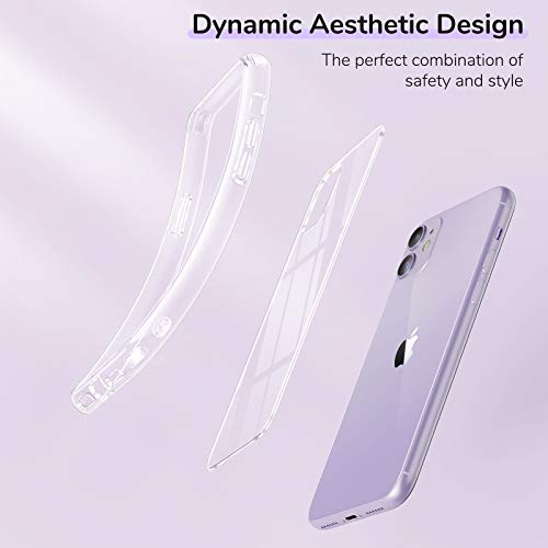 Syncwire Funda Transparente para iPhone 11, UltraRock Carcasa de iPhone 11 con Protección Avanzada contra Caídas y Tecnología de protección de Cojín de aire para iPhone 11 (6,1”)