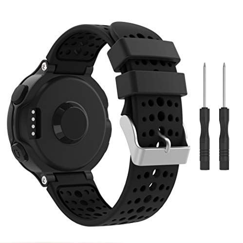 Syxinn Compatible con Correa Forerunner 235, Banda de Reloj de Reemplazo Silicona Suave Sports Pulsera para Forerunner 235/735XT/220/230/620/630