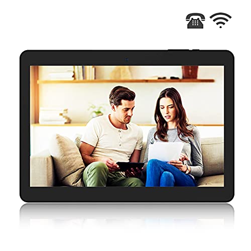 Tablet 10 Pulgadas, Dual SIM + 5GHz WiFi, 8 Núcleos 64GB ROM + 4GB RAM, Cámara de 8MP + 5MP, Newmetab H8 Tipo C Tablet para Niños (Negro)