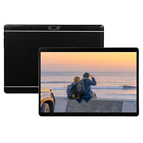 Tablet 10 Pulgadas, Dual SIM + 5GHz WiFi, 8 Núcleos 64GB ROM + 4GB RAM, Cámara de 8MP + 5MP, Newmetab H8 Tipo C Tablet para Niños (Negro)