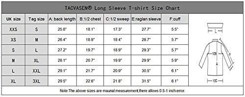 TACVASEN Hombres Ejército Camisa Largo Militar Táctico Combate Camuflaje Camo Camisetas
