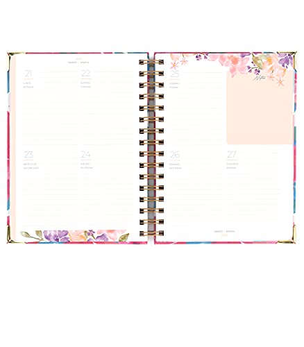 Takenote Agendas - Alice - Agenda Académica 2021-2022- Semana Vista - Dietario Castellano e Inglés - 224 páginas - Tamaño A5 - 16 x 21 cm- Anillas Bronce- Incluye Bolígrafo y Pegatinas