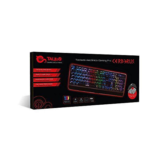 Talius Cerberus - teclado mecánico gaming, led por switch, modo inGame, función anti Ghosting,