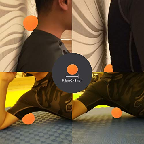 Tallgoo Juego de rodillos de espuma 6 en 1, rodillo muscular, rodillo de espuma para entrenamiento de los músculos y terapia del dolo