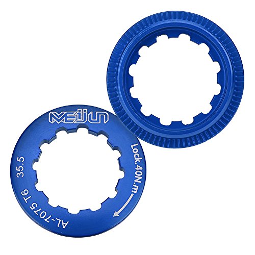 Tapa de Cassette de Ciclismo Volante de Bicicleta Cubierta de Anillo Bloqueo de Casete de Bicicleta Compacta (Azul)