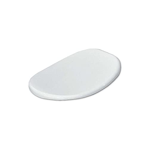 Tapa de inodoro para Flaminia IO Terra como original termoendurecible, color blanco, bisagra de acero normal o ralentizada Soft Close – Bisagra/cierre: normal