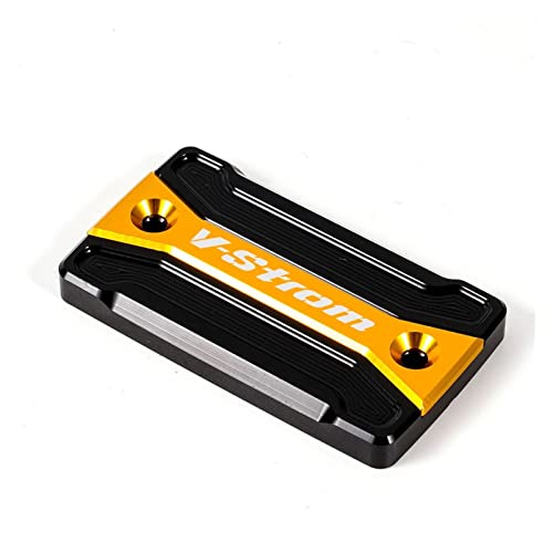 Tapa Líquido Freno Accesorios De Motocicleta Cubierta De Depósito Maestro De Cilindro De Líquido De Frenos para Suzuki V Strom 250650 1000 DL250 650 1000 XT (Color : Oro)