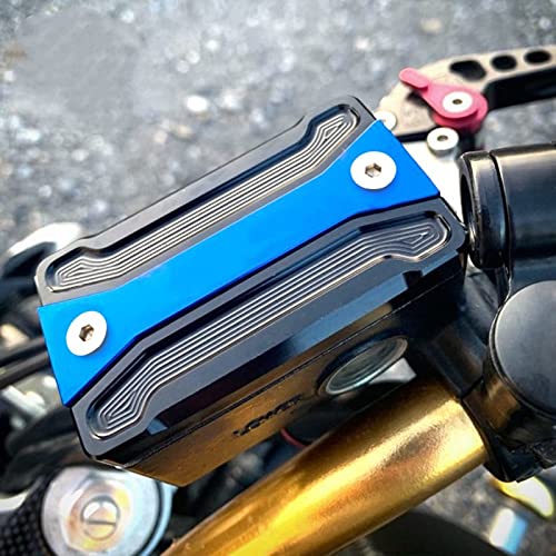 Tapa Líquido Freno Accesorios de Motocicleta, Cubierta de depósito Maestro de Cilindro de líquido de Frenos para Suzuki V Strom 250650 1000 DL250 650 1000 XT (Color : Azul)