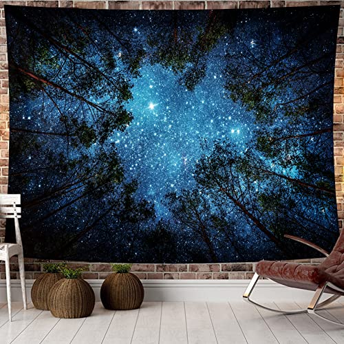 Tapiz de árbol de bosque tapiz para colgar en la pared tapiz de ropa de cama pintura al óleo paisaje de la naturaleza manta de playa para dormitorio sala de estar dormitorio 230x180cm