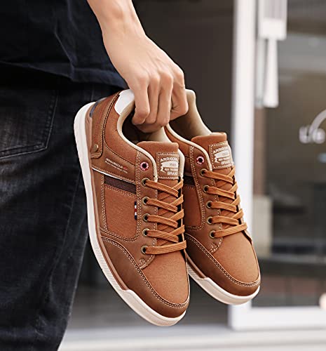 TARELO Calzado Casual Hombre Zapatillas Zapatillas Bajas para Caminar Zapatillas de Tenis de Negocios