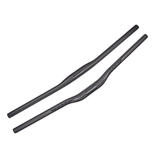 TASJS Manillar de la Bicicleta de montaña MTB Manillar de Fibra de Carbono Manillar Ud Manillar 31.8 * 600-720 mm,for Ciclismo,Racing Piezas de Ciclismo (Color : Rise 700mm)