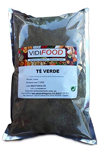 Té Verde Triturado - 1kg - Delicioso Té Energizante - Alternativa al Café para mayor Concentración y Enfoque Mental