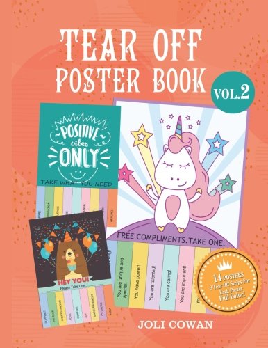Tear Off Poster Book: pread Positive Vibes Affirmations And Thoughts With Tear-Off Posters: Volume 2 (Tear Off Posters Flyers Book Motivation Positive Words Affirmation Series)