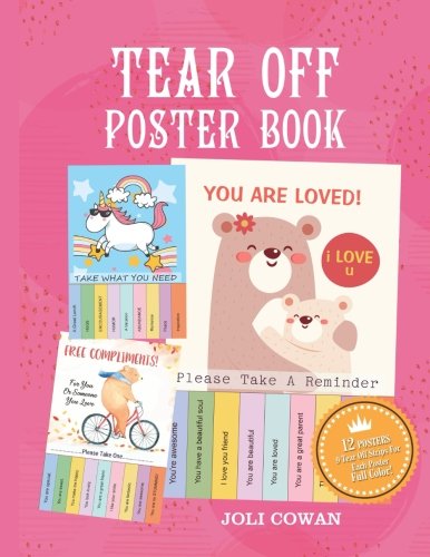 Tear Off Poster Book: Spread Positive Vibes Affirmations And Thoughts With Tear-Off Posters: Volume 1 (Tear Off Posters Flyers Book Motivation Positive Words Affirmation Series)