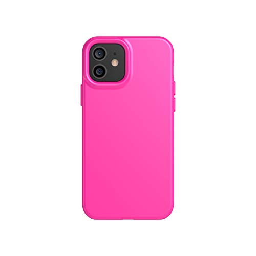 tech21 EVO Slim - Carcasa para Apple iPhone 12 y 12 Pro 5G, diseño Antimicrobiano con protección contra gérmenes de 2,4 Metros, Color Fucsia